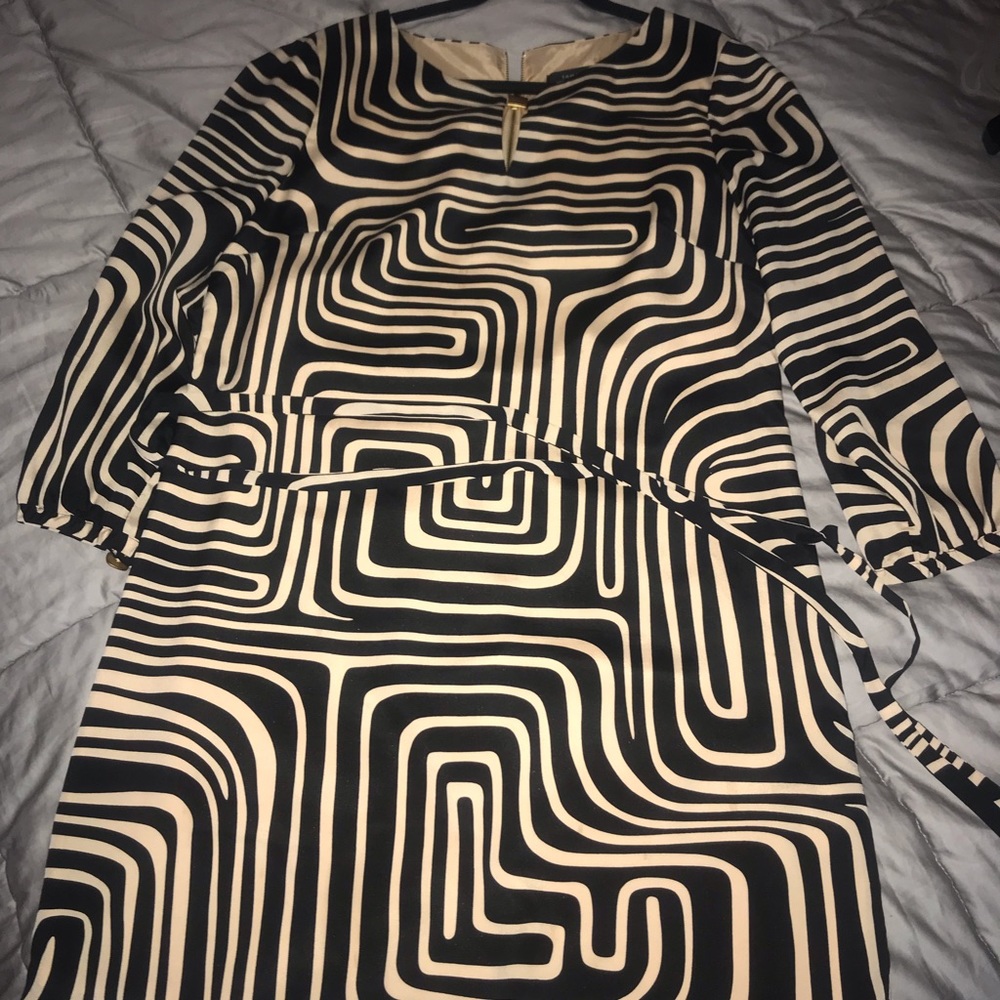 Patterned Business Dress